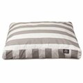 Majestic Pet Vertical Stripe Gray Medium Rectangle Dog Bed 78899550105